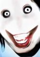 Distorted face of a character with wide eyes and an eerie smile, embodying the essence of Jeff the Killer's horror persona.