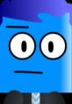 Blue animated character with a surprised expression, wearing a suit and tie, perfect for "Some Random" themes.
