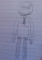 Zani 1.0 character sketch featuring a humanoid figure with glasses and a "Chill Out" shirt design.
