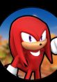 Knuckles the Echidna, iconic red character, showcases strength and determination against a vibrant background.