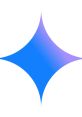 Blue and purple star-shaped graphic design for Gemini 3.1, symbolizing innovation and creativity.