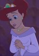 Ariel's Doubtful Behavior (The Little Mermaid II: Return To The Sea) Whenever Ariel gets worried about her daughter's