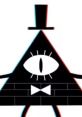Bill Cipher, a triangular character with a single eye and a top hat, symbolizes mystery and chaos from Gravity Falls.