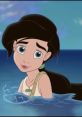 Melody's Energetic Behavior (The Little Mermaid II: Return To The Sea, Tara Strong) Whenever Melody feels excited, happy,