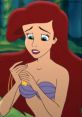 Ariel's Frantic Behavior (The Little Mermaid II: Return To The Sea, Jodi Benson) Whenever Ariel thinks of what words to