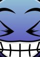 Cheerful cartoon face with a big grin and playful expression, perfect for engaging toddlers in fun activities.