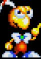 Colorful pixel art character from Headdy V3, featuring a whimsical design with a cheerful expression and playful pose.