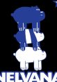 Three cartoon bears stacked playfully against a black background, showcasing a fun and whimsical design for Nelvana branding.