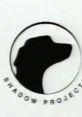 Silhouette of a dog's head within a circle, featuring the text "Shadow Project" beneath.