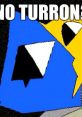 Cartoonish blue and yellow characters with a bold "No Turron?" text, creating a humorous and expressive scene.