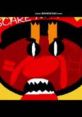 Vibrant illustration featuring a red, cartoonish character expressing a fierce and dramatic emotion. Engages viewers effectively.