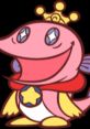 Ocean Prince from Puyo Puyo Chronicle, celebrating 15th anniversary, features a joyful pink character with a crown and cape.