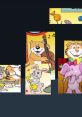 Vinko the Dancing Bear and friends playing musical instruments in a colorful, cheerful scene for kids' entertainment.