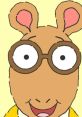 Arthur Read, the beloved animated aardvark, smiles cheerfully in his signature yellow sweater and glasses.