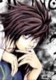 L from Death Note deep in thought, embodying mystery and intensity in a striking anime art style.