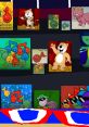 Colorful animated characters showcasing playful scenes from "No More Monkeys Jumping on the Bed" song. Fun for kids!