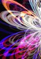 Abstract vibrant patterns in swirling colors, capturing the energetic essence inspired by the Mario and Luigi Show.