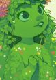 Vibrant depiction of Tefiti with lush green features, surrounded by colorful flowers, embodying nature's spirit and beauty.