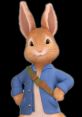 Peter Rabbit poses confidently in his blue coat, ready for adventures in the colorful world of CBeebies.