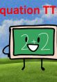 Smiling chalkboard character proudly displays the equation 2 + 2, emphasizing fun learning in mathematics.