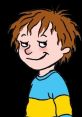 Horrid Henry with mischievous smile, wearing blue and yellow striped shirt, embodies the cheeky spirit of the beloved character.