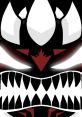 Fierce cartoon monster face with sharp teeth and bold colors, embodying a unique artistic style in the furry art community.