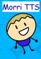 Cheerful cartoon character Morri TTS with a blue background, showcasing a playful and vibrant design for TTS tools.