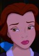 Belle's Questionable Behavior (Beauty And The Beast, Paige O'hara) Whenever Belle feels a bit more suspicious, doubtful,