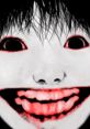Creepy character with glowing eyes and a large, sinister smile, inspired by the Crabbo nextbot aesthetic.