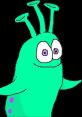 Colorful alien character with big eyes and antennae from "Mog Luis And The Aliens" cartoon, showcasing vibrant design.