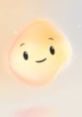 Mico, the cheerful Microsoft Blob, smiling with a soft, rounded appearance against a light, dreamy background.