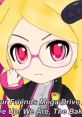 Chibi character with pink eyes and a game controller, representing Sega Girls from Mega Drive. Energetic and stylish design.