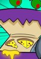 Delicious pizza slices with gooey cheese and playful design, perfect for fans of the Pizza Bot theme. Enjoy the fun!