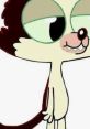 Becky's quirky character from The Bagel And Becky Show, showcasing a playful facial expression and unique design.