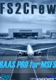 FS2Crew RAAS PRO for MSFS showcasing a modern aircraft at an airport, enhancing flight simulation experiences.