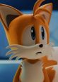 Curious Tails the Fox, with bright blue eyes and fluffy tail, represents adventure in the Sonic franchise from 2010 onward.