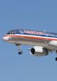 American Airlines aircraft approaching landing with clear skies, showcasing the Old Boeing GPWS aerodynamic design features.