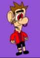Joe Subletut from the Mario and Luigi Show, cartoon character with distinctive features, vibrant purple background.