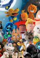 Colorful animated characters from SPASPMOTWTZAGG, showcasing a variety of fun personalities and vibrant designs.