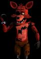 Classic Foxy from FNAF - UCN, featuring an iconic design with a hook hand and rugged appearance against a dark background.