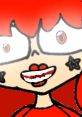 Wendy Pie (G5) character illustration with vibrant red hair and playful expression, featuring star-shaped designs on her face.