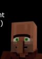 Character from Empyrean game with green eyes and a blocky, pixelated design, showcasing a surprised expression.