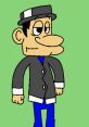 Mayor Chariote Hounder from the Mario and Luigi Show, depicted in an animated style with a hat and stylish outfit.