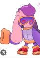 Baarbee from Bubsy 4D stands with a playful pose, showcasing vibrant colors and distinctive accessories.