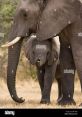 Baby Elphants Mom