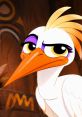 Aya The Great Egret-the Fluent Advisor (Disinterested Behavior) Whenever she gets disinterested, she gets either tired