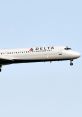 Delta Airlines Boeing 717 in flight, showcasing advanced GPWS technology for enhanced safety during operations.