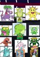 Colorful cartoon monsters from "Baby Genius Big Top Circus Act" engage in playful activities in a vibrant circus setting.