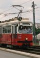 Classic red Wiener Linien tram number 4509, route 6, capturing Vienna's public transportation heritage.