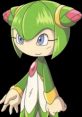 Cosmo Sonic Z character with vibrant green hair and colorful features showcasing her playful design and unique style.